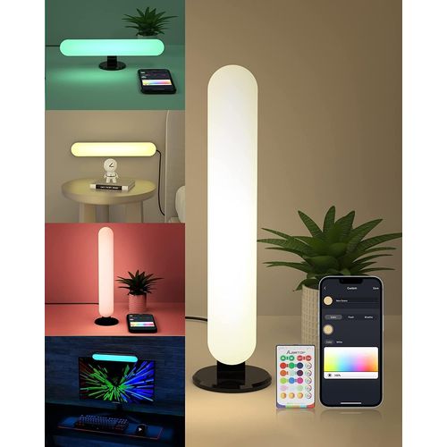 Clicksell-Lampe De Chevet Intelligente Led Avec Contrôle Par Application Wifi Pour Alexa Et Google, Lampe Rvb Sync Avec Musique, Pour Jeux, Décoration, Pc, Rétroéclairage Tv, Décoration D'intérieur