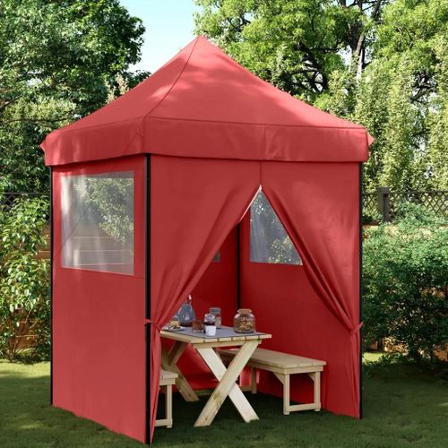 Prolenta Premium - Tente De Réception Pliable Escamotable Avec 4 Parois Latérales