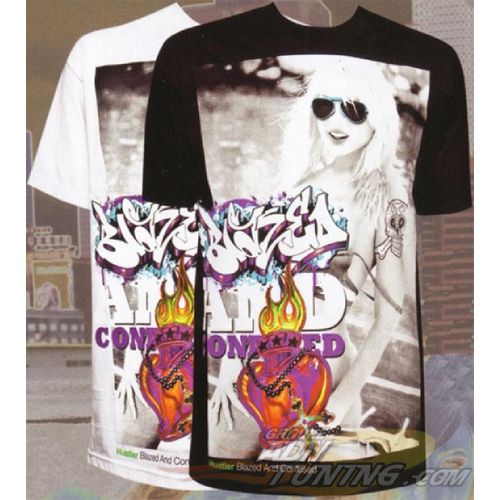 T-Shirt Homme -Blazed- Noir - L - Version Streetwear