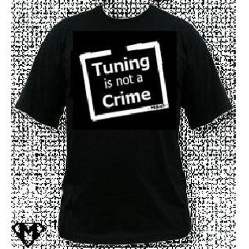 Tshirt - Tuning Is Not A Crime - Noir - Taille Xl