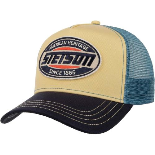 Casquette American Heritage Logo Homme - Trucker De Baseball Mesh Snapback, Avec Visière, Doublure, Doublure Printemps-Été Printemps Été Automne Hiver
