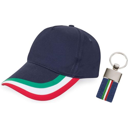 Casquette Avec Drapeau Italien + Porte-Clés