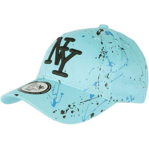 Casquette Ny Bleue Et Noire Design Original Tags Streetwear Baseball Paynter - Mixte