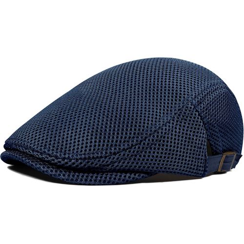 Casquette Homme Léger Respirant Casquette Plate Homme Ete Doux Tissu En Maille Casquette Beret