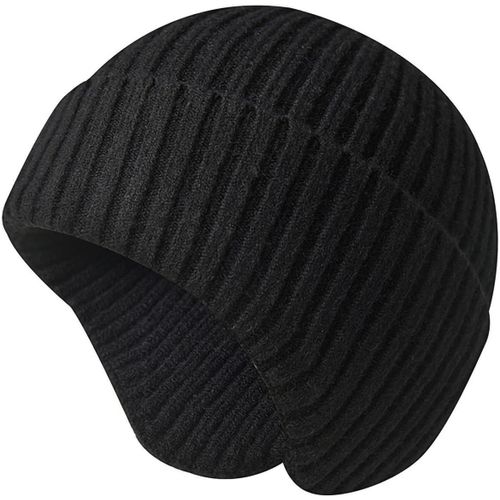 Bonnet D'hiver Chaud Avec Cache-Oreilles Pour Hommes Et Femmes Casquettes Tricotées Thermiques