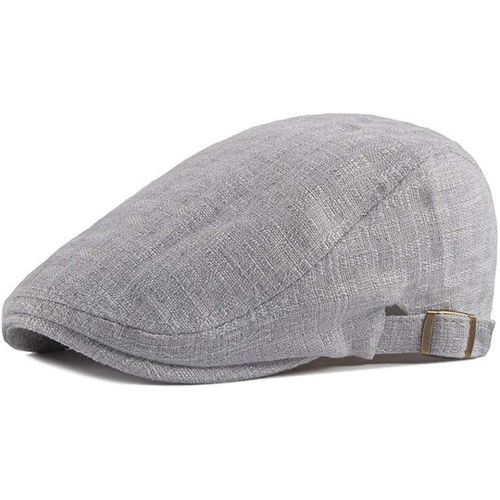 Casquette Plate D'été En Lin Pour Homme