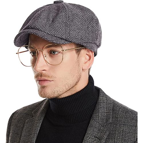Hommes Casquette Plate Élégant Casquette Léger Gavroche Classique Pour Homme Confortable Voyage Loisir Plate Réglable Béret Coton Chapeau