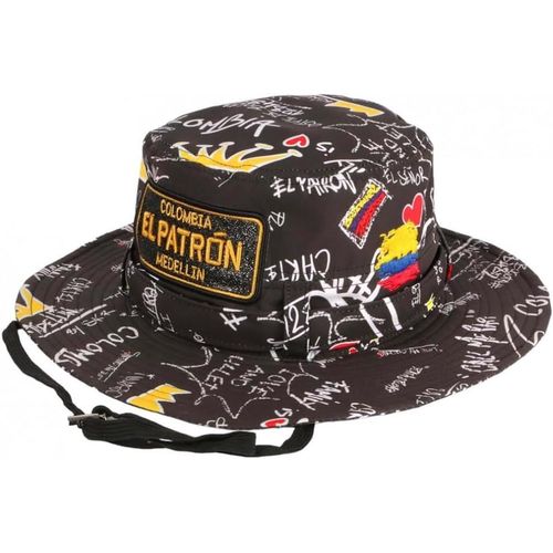 Grand Bob El Patron Noir Et Doré Strass Streetwear Colombia - Mixte