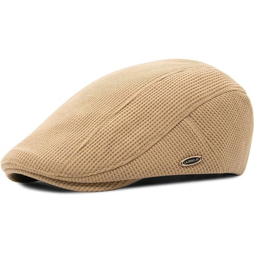 Casquette Plate Rétro Cabbie - Chapeau Newsboy Ajustable Pour Homme Femme Casquette Ivy Tendance Beret Coton Peaky Casquette Plate Conduite