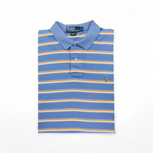 Reconditionné - Polo Manches Courtes Homme Violet - Taille L - Homme - Violet