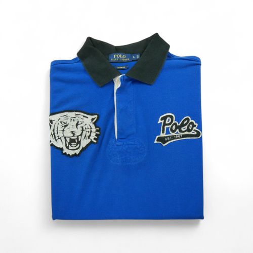Reconditionné - Polo Manches Courtes Homme Bleu - Taille L - Homme - Bleu