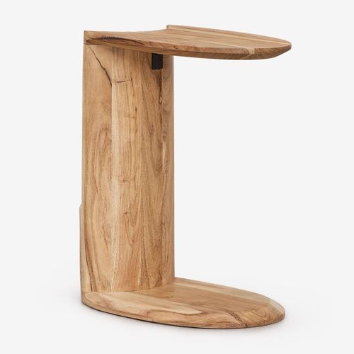 Table De Chevet En Bois Kenoly 45x30 Cm Acacia Rustique Marron