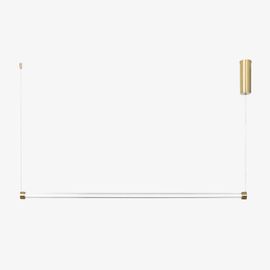 Plafonnier Led Linéaire En Métal (120 Cm) Cornelia Or