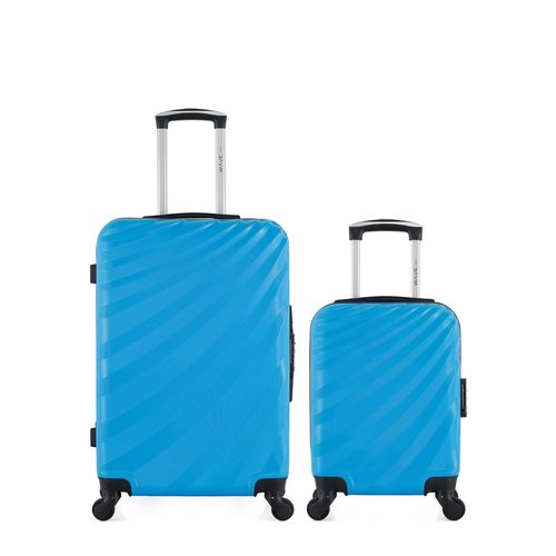 WAVE PARIS - Lot de 2 - Valise weekend et valise cabine XXS DANUBE