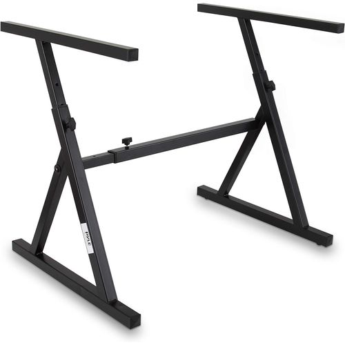 ChenQuanSarl-Support Clavier, Support Piano Avec Hauteur Réglable Et Accoudoirs Rembourrés, Convient Pour 54-88 Touches, Pour Voyage Et Stockage, Noir