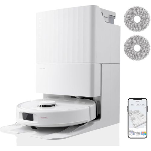 ChenQuanSarl-Qrevo Pro Set Aspirateur Robot Avec s Latérales Flexiarm, Robot Aspirateur Laveur Avec Automatique Station Supportant Lavage Serpillières À L'Eau C & Retravail Intelligent 7 000 Pa