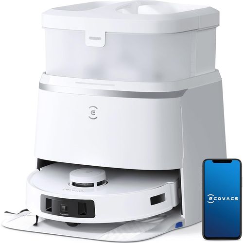 ChenQuanSarl-Robot Aspirateur Laveur Deebot T30 Pro Omni Mini Station, Nettoyage Humide Adaptatif Truedge, Zerotangle, 11 000 Pa, Nettoyage Des Serpillières À L'Eau C , Nettoyage En Profondeur