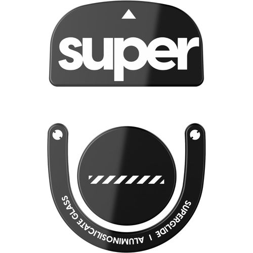 Superglide2 - Nouvelle Surface Texturée À Vitesse Contrôlable, Pieds De Souris/Patins En Verre Ultra Résistant, Semelle Lisse Et Durable Pour Logitech G Pro X Superlight2 [Noir]