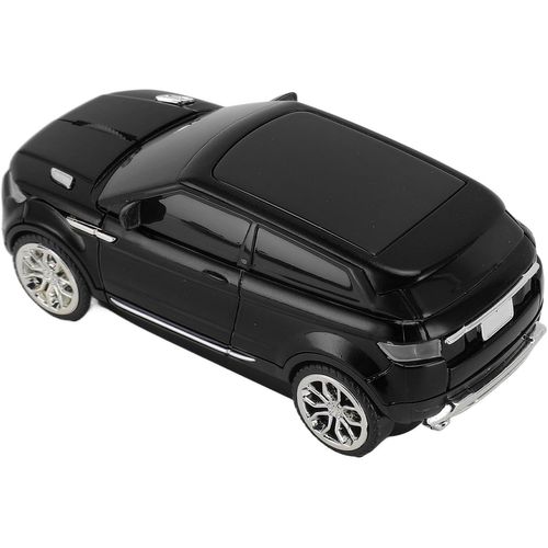 Souris De Voiture De Sport, Souris Sans Fil En Forme De Voiture Cool Avec 1600 Dpi Et Récepteur Usb Pour Ordinateur Portable (Black)
