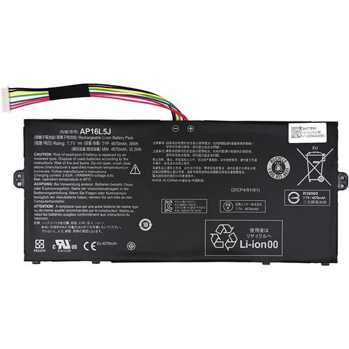 CLICKSELL-7.7V 36Wh 4670Mah Ap16L5J Batterie D'Ordinateur Portable Compatible Avec Acer Aspire Swift 5 Sf514-52T Sf514-53T Spin 1 Sp111-32N 2Icp4/91/91