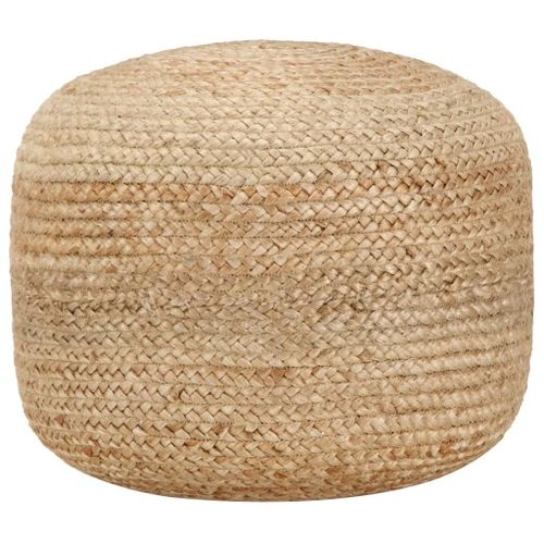 Pouf Fait À La Main 45 X 30 Cm Jute