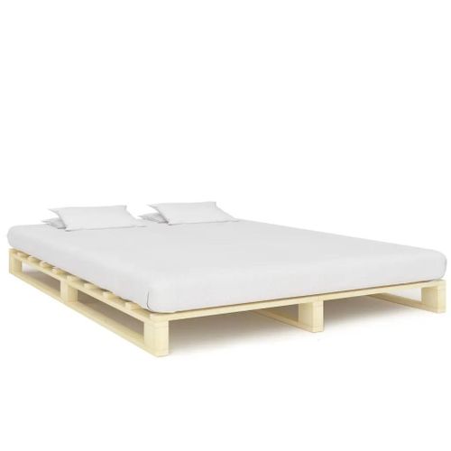 Cadre De Lit De Palette Sans Matelas 180x200 Cm Bois Massif Pin