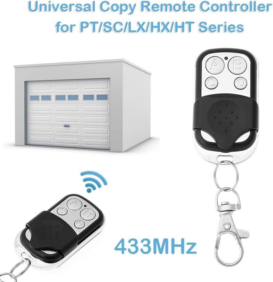 3PCS Telecommande Universelle Portail 433 MHz Telecommande Portail