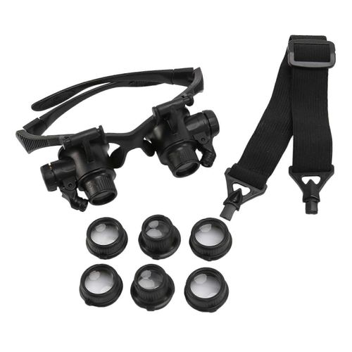 Watch Tools Watch Repair Tool Kit Tête Portant Une Loupe Avec Lumières Led 10x 15x 20x 25x Lou