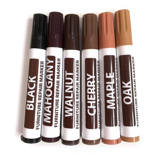 Kit De Réparation De Meubles Marqueurs En Bois Bâtons De Cire Avec Taille-Crayon Kit Pour Les Taches Rayures Planchers De Bois Tables Bureaux Charpentiers