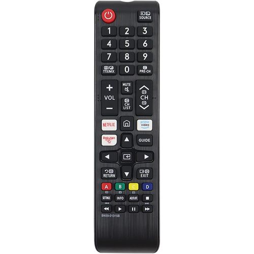 ChenQuanSarl-Télécommande Universelle 2 En 1 ""Roc 2411"" (Télécommande Avec Fonction D'Apprentis , Convient Pour Deux Appareils, Pour Plus De 1 000 Marques) Noir