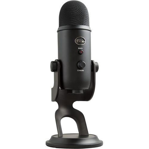 ChenQuanSarl- Blue Microphones Yeti, Micro Usb Pour Enregistrer, Streaming, Gaming, Podcast, Pc & Mac, Condensateur, Avec Effets Blue Vo!Ce, Support Ajustable, Plug And Play - Noir