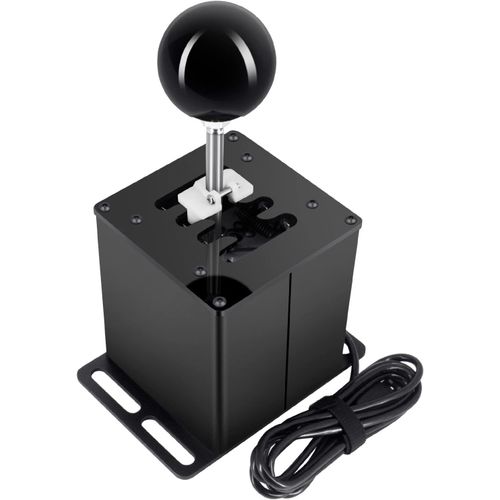 Chenquansarl-Driving Force Shifter Pour Logitech G29/G27/G25/G920, Levier De Vitesse Pc Usb H Pour Volant Thrustmaster T300rs Racing Sequential H Gear Shifter (Noir 7+R)