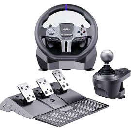 Chenquansarl-V9 Gen2 Volant Pc, Volant Ps4 Avec Palettes De Changement, Pédale À Effet Hall, Levier De Vitesse 6+R, Volant De Course Pour Xbox Series X/S, Xbox One, Pc, Ps4, Ps3