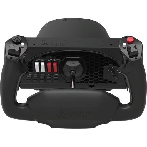 ChenQuanSarl-Alpha Flight Controls Yoke & Switch Panel In Aviation Quality For Flight Simulators , Universal Control System For Simmers, Student Pilots And Pilots , Flight Simulator For Pc