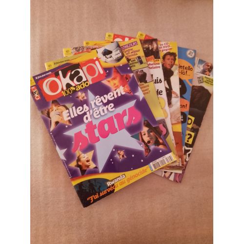 Lot De 6 « Okapi 100% Ado » N°758 - 768 - 773 - 786 - 836 Et 844
