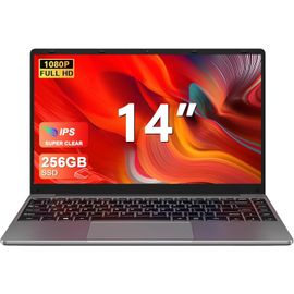 KGABERY-2025 Newest Ordinateur Portable 14 Pouces Pc Portable Win11 256 Go Soutien Extension Ssd 1Tb(Tf-512Go) Celeron N4020 Laptop Avec 5G Wifi Mini Hdmi Bt4.2 Inclut Souris Sans Fil&Azerty Gray