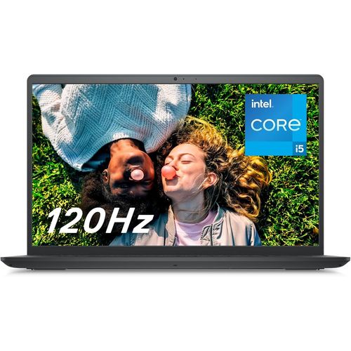 KGABERY-Inspiron 15 (3520) Ordinateur Portable 15,6"" Écran Fhd 120 Hz, Intel Core I5 1235U, Intel Iris Xe, 16Go Ram, 512 Go Ssd, Windows 11 Home, Clavier Azerty, Carbon Black