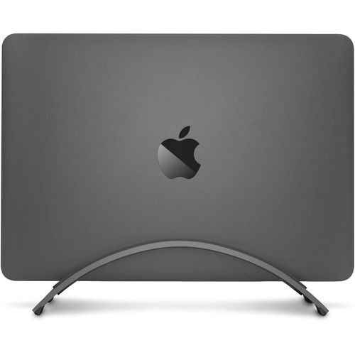 KGABERY-Bookarc Pour Macbook | Support De Bureau Vertical Gain D'Espace Pour Notebooks Apple, Gris Sidéral (Nouvelle Édition)