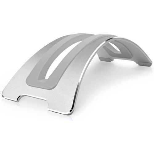 KGABERY-Bookarc Pour Macbook, Support De Bureau Vertical Gain D'Espace Pour Notebooks Apple, Argent (Nouvelle Édition)