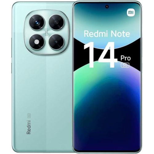 KGABERY-Smartphone Redmi Note 14 Pro 5G 8+256Gb Coral Green