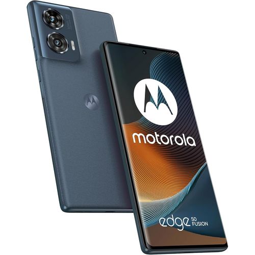 KGABERY-Edge 50 Fusion, 256Go Ram 8 Go, Smartphone Débloqué, Écran Incurvé 6,7"", Double Capteur 50 Mp, Inclus: Coque, Chargeur Ultra Rapide 68W, Gris Ardoise [Version Française]