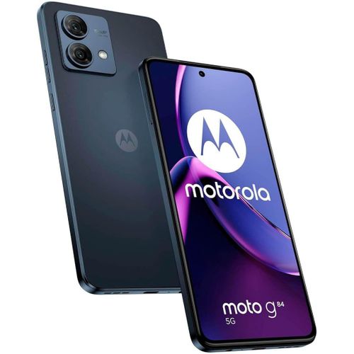 KGABERY-Moto G84 5G 8 Go/256 Go Gris (Midnight Blue) Double Sim Xt2347-2