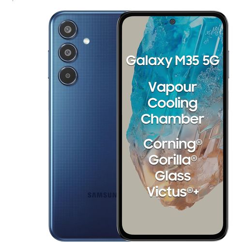 KGABERY-Galaxy M35 5G 6Go/128Go Bleu (Dark Blue) Double Sim Sm-M356B