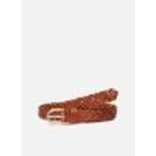 Avery Leather Braided Slim Belt Par