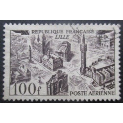 France Poste Aérienne N°24 Lille Oblitéré