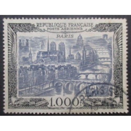 France Poste Aérienne N°29 Paris Oblitéré