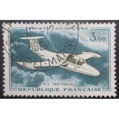 France Poste Aérienne N°39a Maurane Saulnier Oblitéré