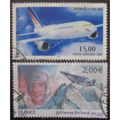 France Poste Aérienne N°63 Et 68 Oblitérés