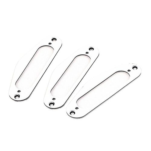 3pcs Guitare Simple Bobine S Style Manche Micro Surround Anneau Blanc Noir Blanc