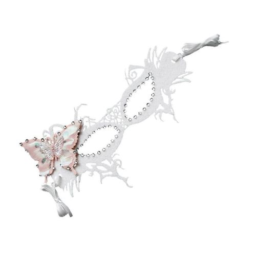 Masque Pour Les Yeux Avec Décoration De Strass Pour Les Femmes Noël, Halloween, Cosplay